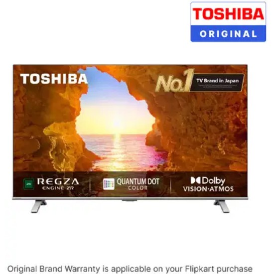 Toshiba | TOSHIBA 139 cm (55 inch) QLED Ultra HD (4K) Smart VIDAA TV with and Engine ZR( 2024 Edition) (55C450ME) Toshiba | TOSHIBA 139 cm (55 inch) QLED Ultra HD (4K) Smart VIDAA TV with and Engine ZR( 2024 Edition) (55C450ME)
