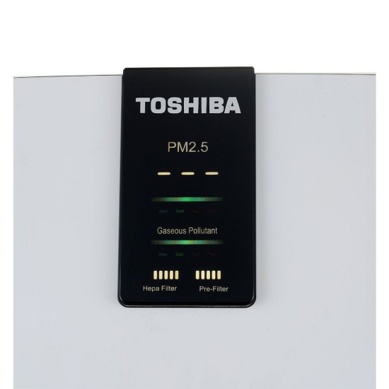 Toshiba | Air Purifier, CADR 700 m3/h, Room 900 sq ft , PM 2.5 display, Double filter set