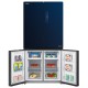 Toshiba | 650 L 4 Door Refrigerator with Real Inverter, Convert Zone, Blue Glass Door Finish Toshiba | 650 L 4 Door Refrigerator with Real Inverter, Convert Zone, Blue Glass Door Finish