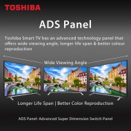 Toshiba L50 Series 108 cm (43 inch) Full HD LED Smart TV with ADS Panel  (43L5050)
